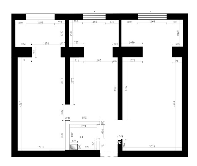 收纳|53㎡简约风小户型,丰富的色彩+拱形门洞设计,让家更活泼有格调!
