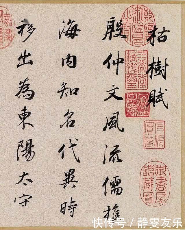 临帖|72岁的董其昌,临写褚遂良行书《枯树赋》,有种空灵的美