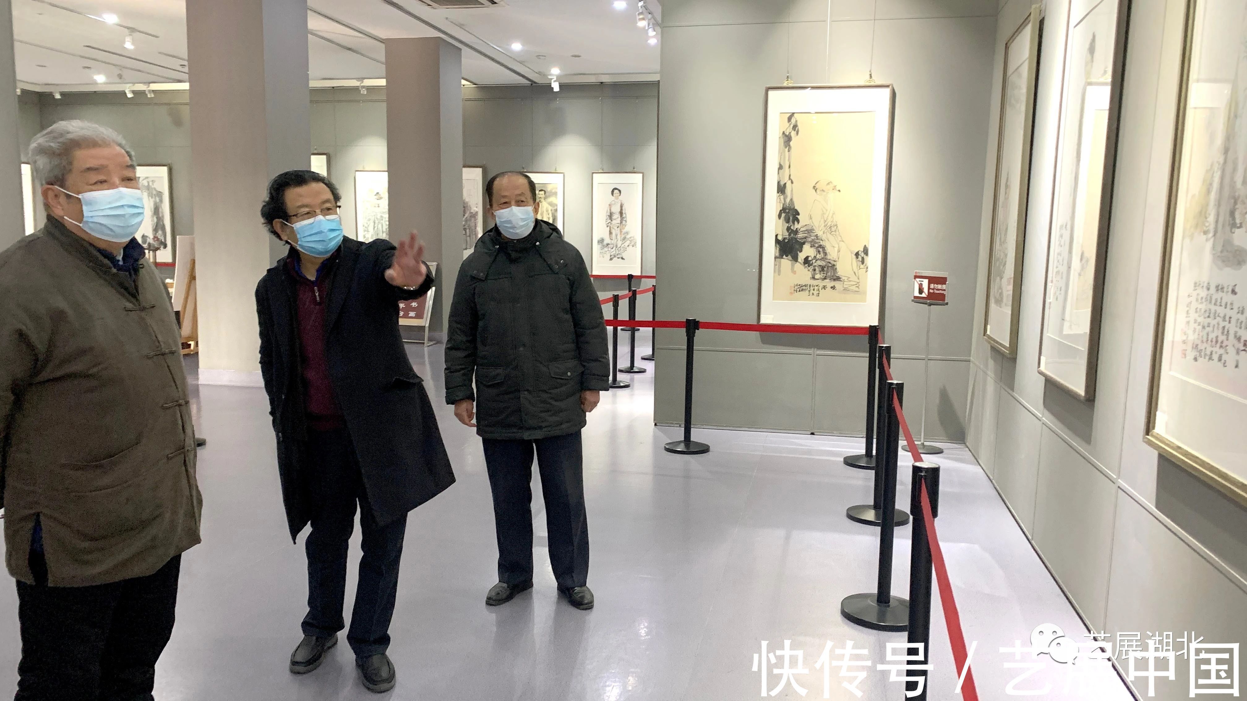 谈士屺@“墨彩凝晖”黄鹤楼 南楼画社系列展览之谈士屺中国画作品展开幕