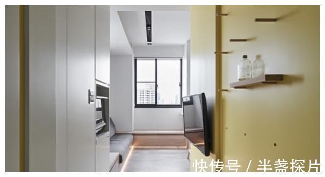 空间|40㎡两房一厅,全屋打满柜子,称得到上小户型“教科书”式设计!