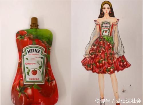 洗脸盆|美术生用“包装”画礼服,款款复古风十足,网友手被天使吻过