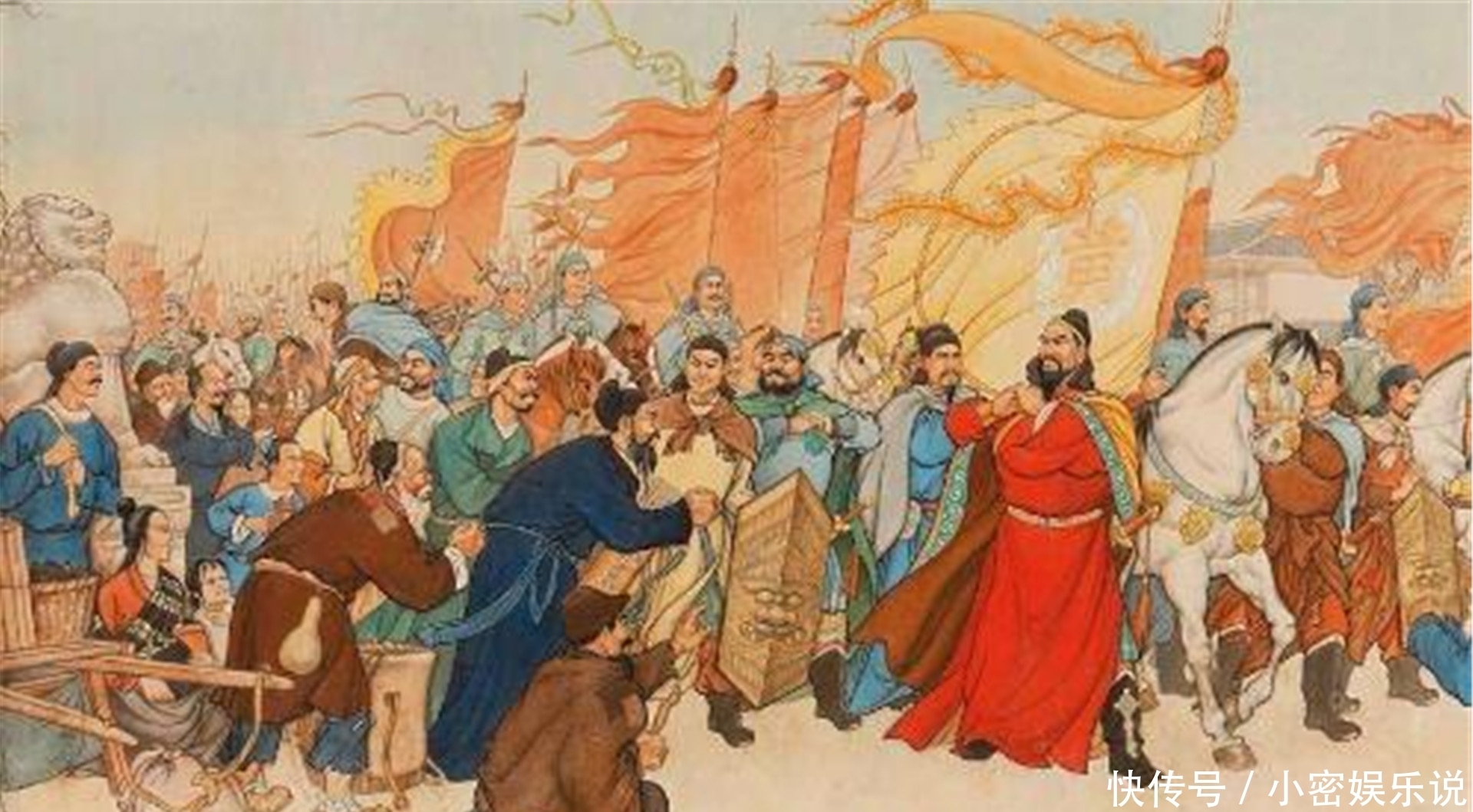 挂艾叶|古代一母亲逃兵灾,抱着大孩子却让幼子步行,丑汉见后:必有蹊跷