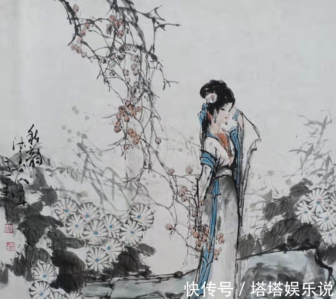 绘画者|周新建的水墨仕女图,筑就了中国传统绘画的新时代