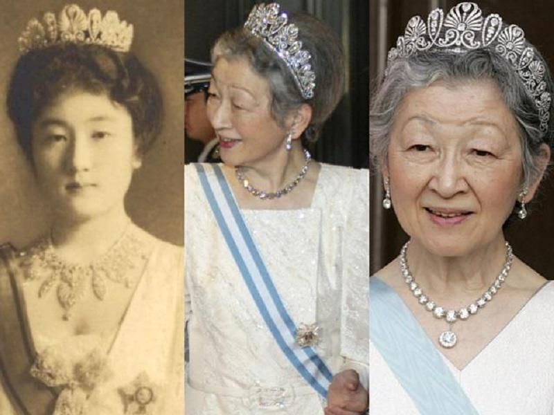 皇后|这套首饰是日本皇室的象征，只有皇后能佩戴，雅子至今才戴过耳钉