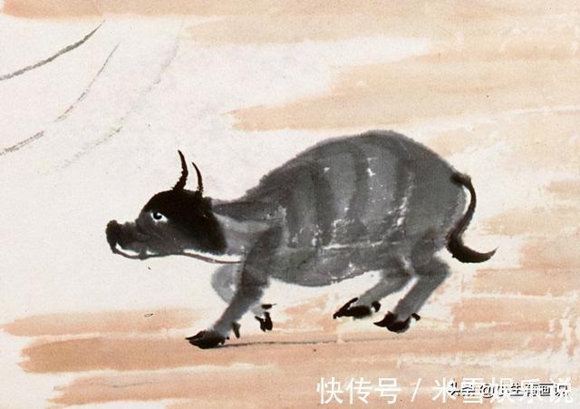 专攻&同是画牛,齐白石:被嘲笑是幼儿园水准,李可染:宗师级别