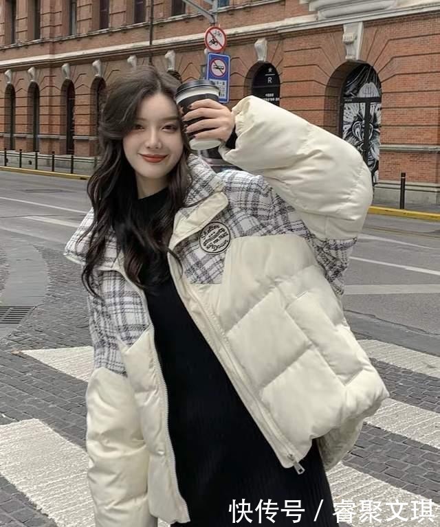 显瘦|长款羽绒服已经out了!这个冬天尝试一下短款棉服,显高又显瘦