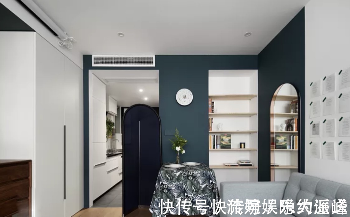 收纳|小户型要这么装,24㎡玄关秒变厨房和洗衣房,收纳翻倍方便实用!