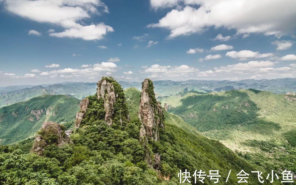 瀑布|号称东南第一山的浙江景点，是游客秋游首选地，拥有漫山的红枫