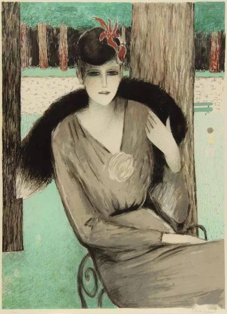 野兽主义#皮埃尔·卡西尼尔:领略野兽主义奔放节奏和表现主义浓烈意蕴油画作品