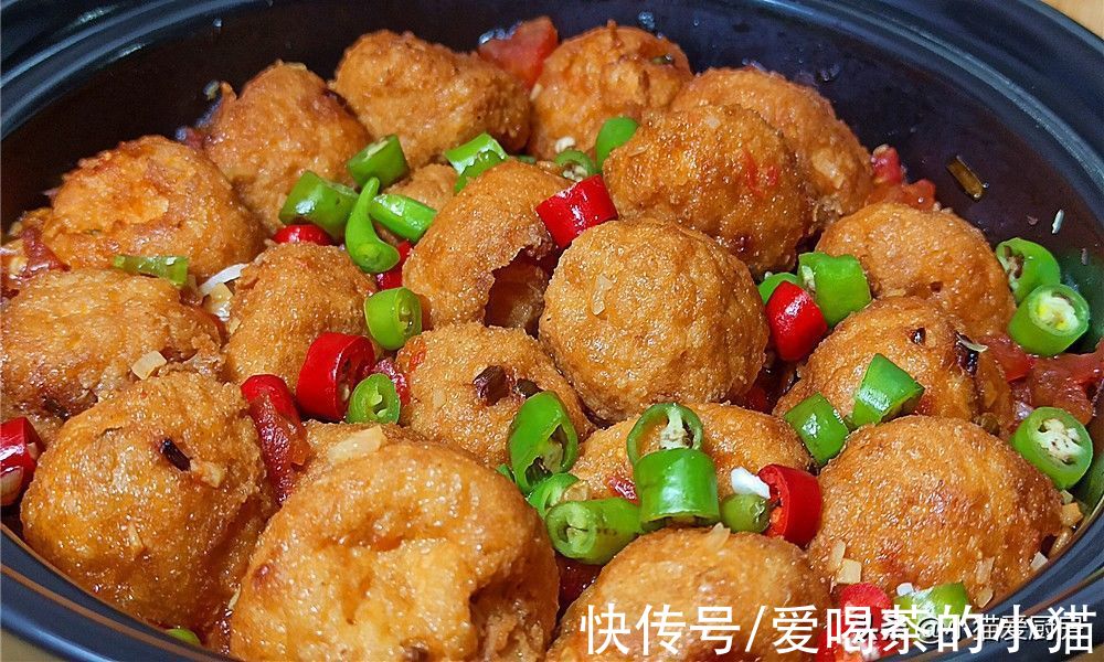 香葱葱白|教你番茄豆腐丸子做法，味道酸甜好吃，就连挑食的小孩都很喜欢