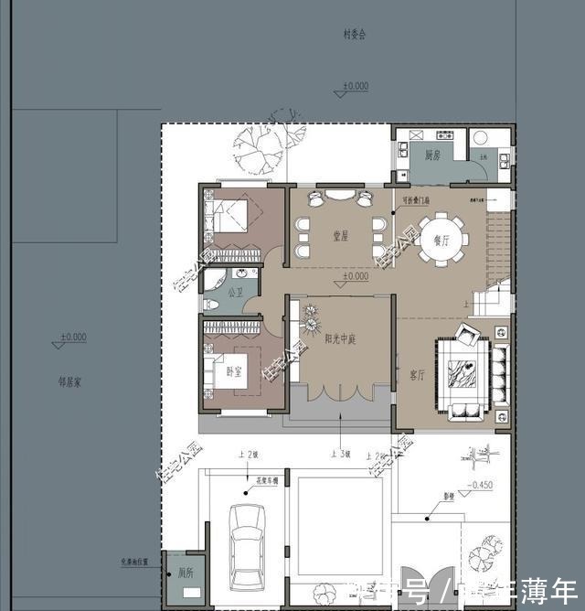 占地面积|堂屋+土灶，这才是农村自建房该有的样子，都说最后一套最美！