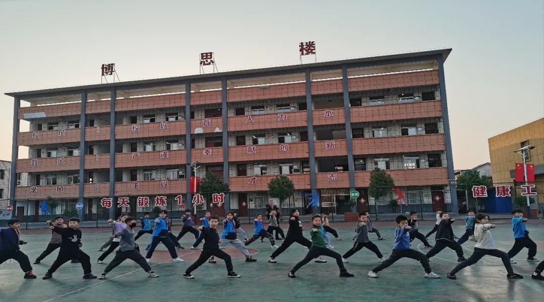 中小学校|安徽阜南：曹集镇各中小学 校武术进校园，传承优秀传统文化