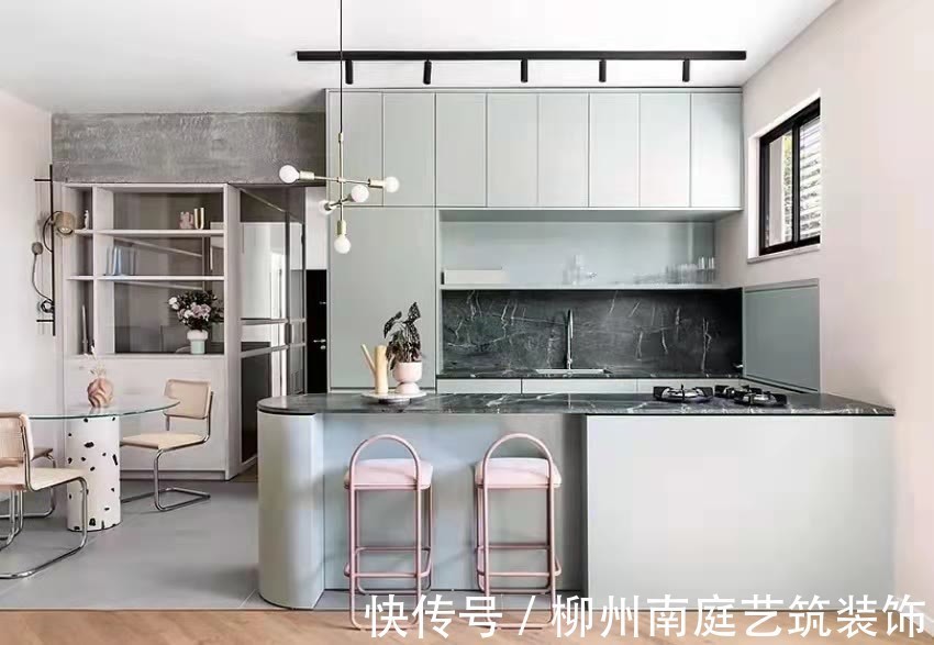 粉绿|粉红+粉绿,清新现代风装修搭配!装修风格不易过时