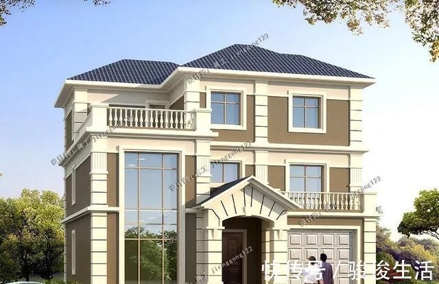 回乡|6款三层农村别墅,带车库30万起,回乡建房有面子有里子