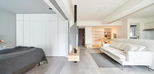 公寓|51岁阿姨送女儿38㎡公寓作嫁妆，全屋装修清新又温馨