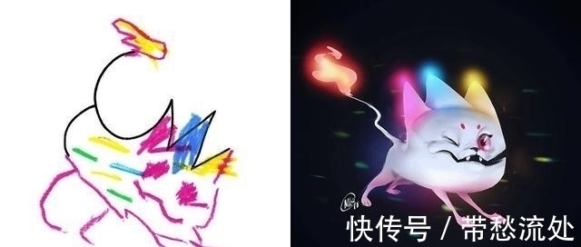 改造!17张小孩搞怪的画,没想到艺术家一改造,瞬间变得不像样!