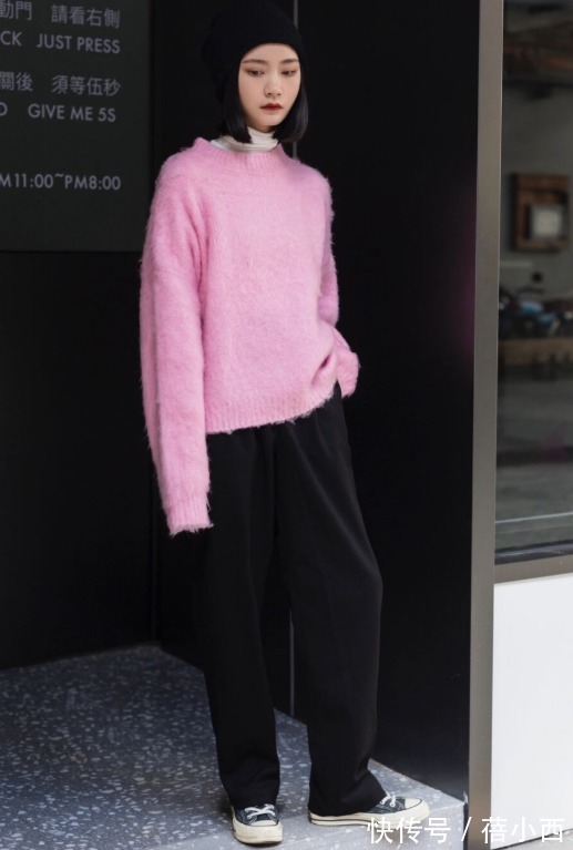 平底鞋|有品味的女人都在穿“烟筒裤”,配羽绒服、大衣超显瘦,都想照搬
