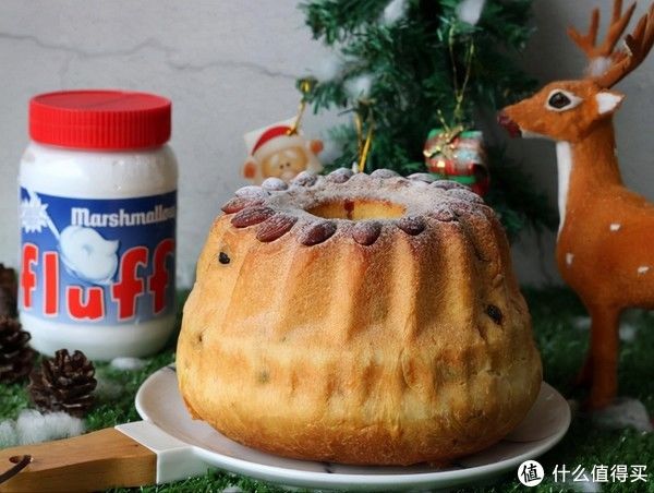 松软可口的圣诞面包，应景又美味！学会了赶快动手试试