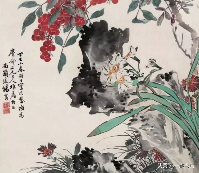 花卉&汤世澍：布衣画家?，晚年名扬天下