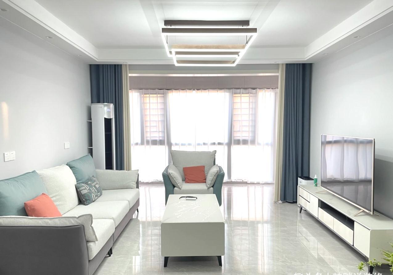 主卧室|120㎡简约新房，软硬装+家具电器共18万，无玄关照样时尚又大气