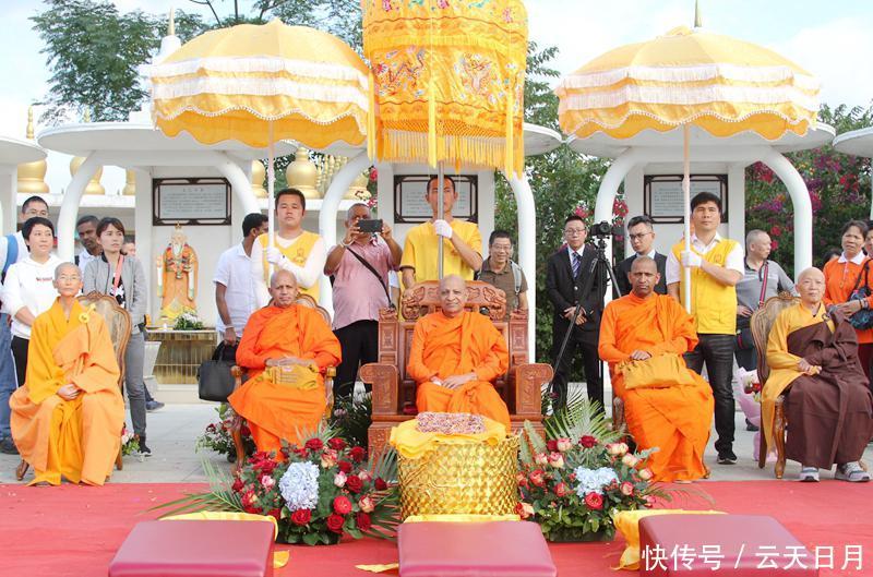 斯里兰卡僧王私人行程访广西都安安福寺