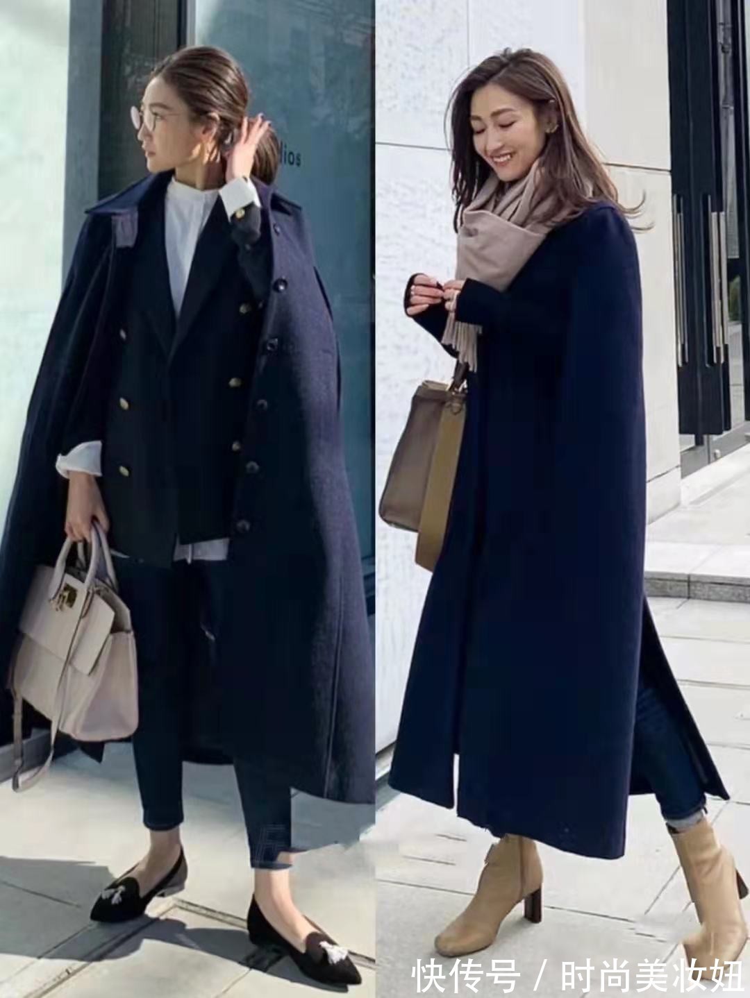 出镜率|40岁女人穿大衣要“高级”,学日本博主18套搭配,优雅又显气质