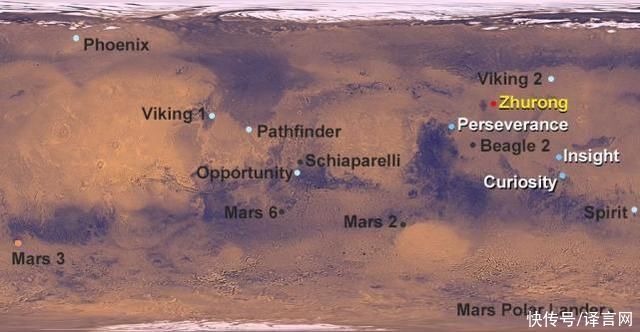 杂志 自然杂志:祝融号落点令人兴奋，科学家盼望挖掘火星上生命的秘密