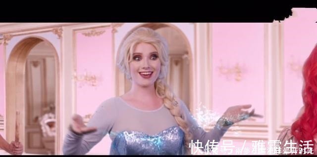 千金小姐|迪士尼公主真人cos版，艾莎完美还原，茉莉成“大妈”
