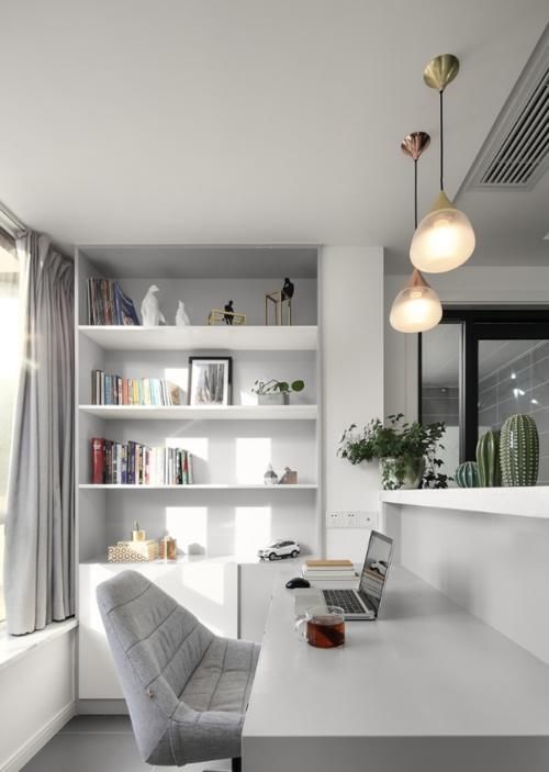 户型|极致的灰白色调,打造130㎡简约风住宅,看完就想直接入住