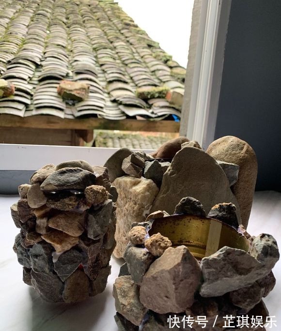 石头野草捡回家,胶水一粘变盆栽,比买的还好看!