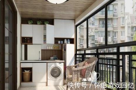 阳台柜|阳台装修别做推拉门了,聪明人都这样设计,既实用又好看