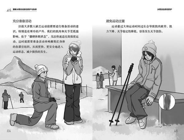 损伤|看漫画，远离冰雪运动损伤