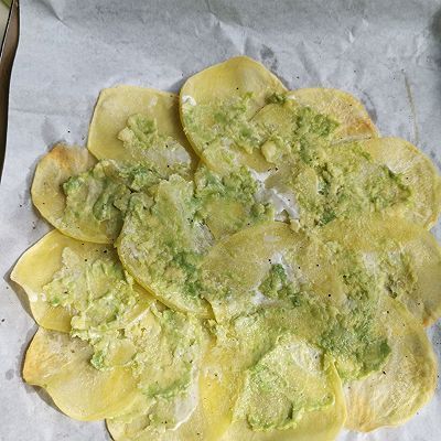 黑胡椒|酥脆土豆片披萨