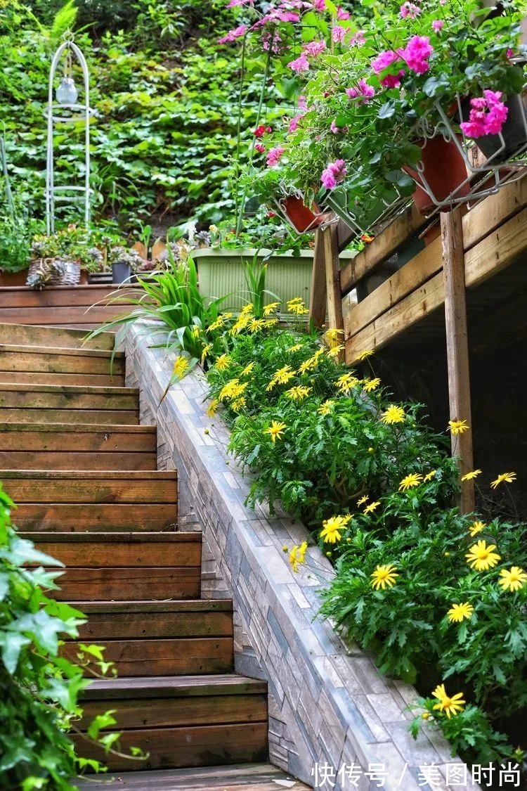 薇月|四年前,接手了朋友带120㎡院子的房子,打造成花园后朋友羡慕了