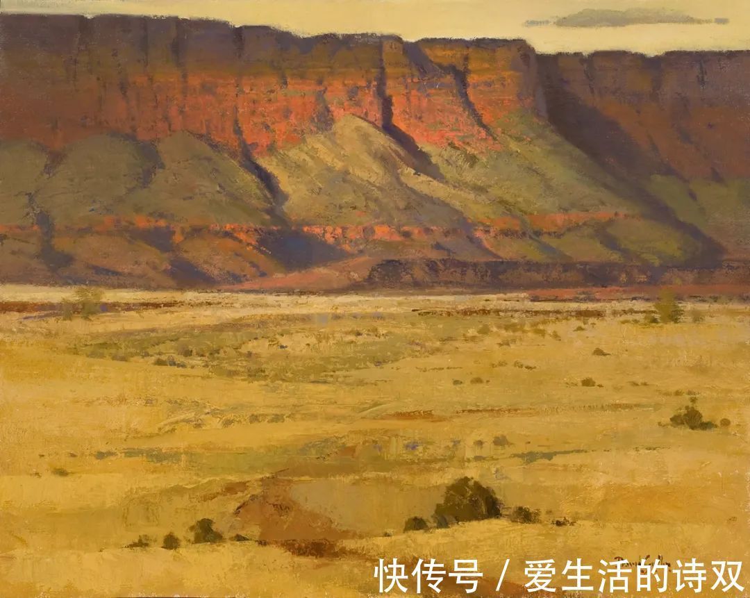 卢伯克$大卫·格里芬的风景油画高清图,放大看,更迷人