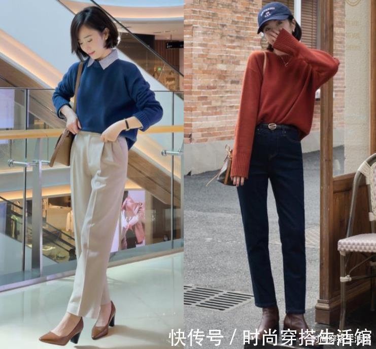 毛衣|这才是40岁女人该有的秋季穿搭,不显老、不扮嫩,保暖舒适又优雅