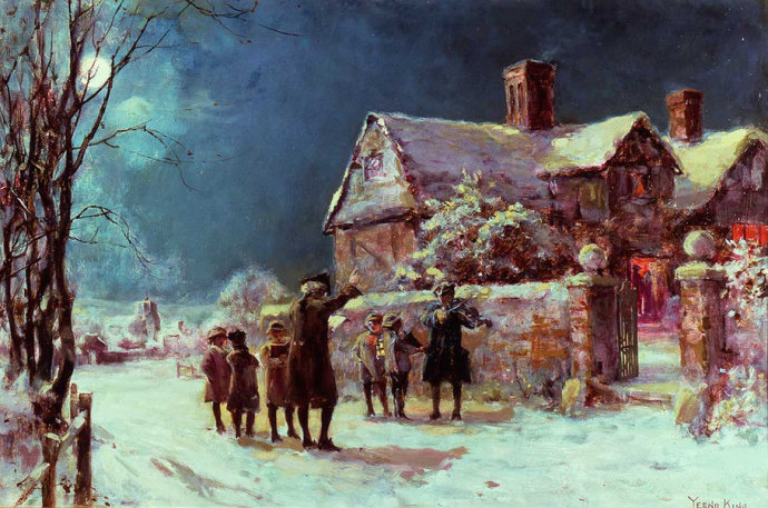 耶德金!诗情画意的田园生活,英国印象派画家耶德金的唯美油画