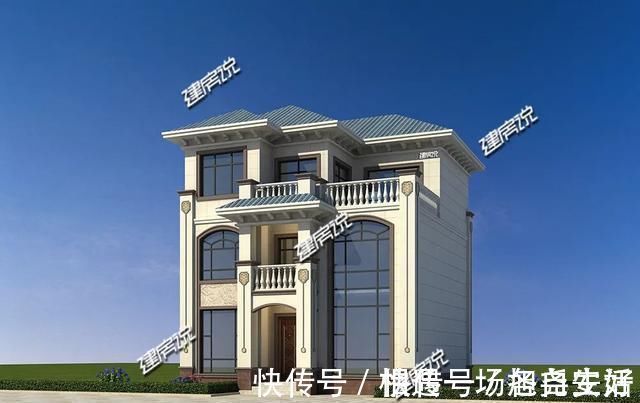 占地102平的欧式别墅，36万建，找你的人不是相亲就是借图纸