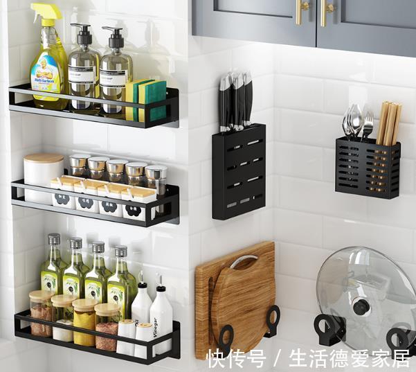 一进小姨家的厨房以为走错了,物品摆放太整齐,看不到瓶瓶罐罐!