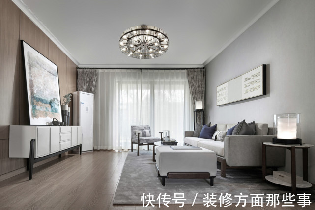 二居室|88平新中式二居室给人一种悠然淡定清新脱俗的感觉