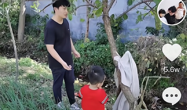 丝瓜|田静弟弟带奇奇摘丝瓜,奇奇已经认识多种蔬菜,网友:帅气的舅舅