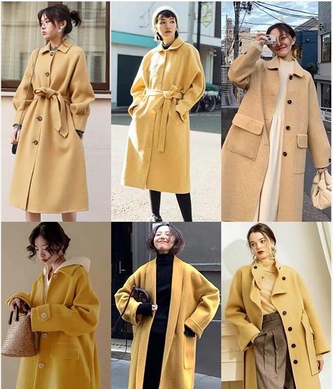 色调 今年什么样的羊绒大衣好看2019最流行大衣,怎么穿搭才好看