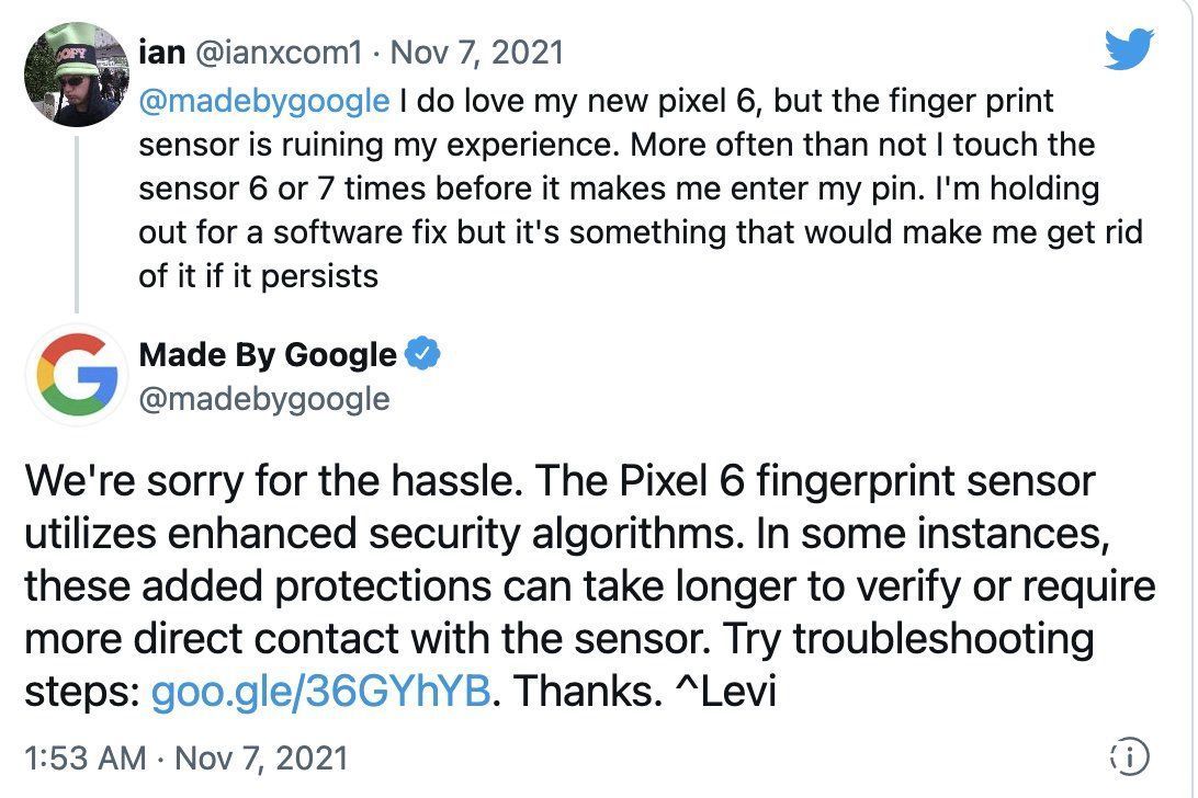 指纹识别|谷歌将 Pixel 6 系列指纹识别太慢，归因于「增强安全算法