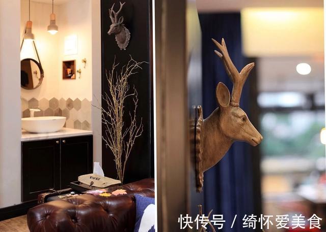 卫生间|上海夫妻家中的精致场面：40㎡两人居，全屋堪比电影中的场景