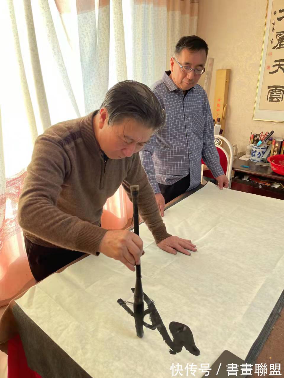 翰墨书画院!走进内蒙看望老艺术家