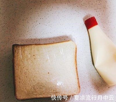 沙拉酱|丘比三明治 午餐肉芝士三明治！