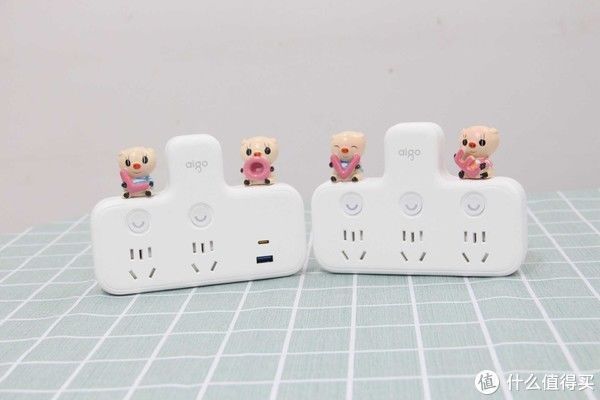 插孔|家里插座不够用?不存在aigo 2个插座转换器搞定,还带快充功能