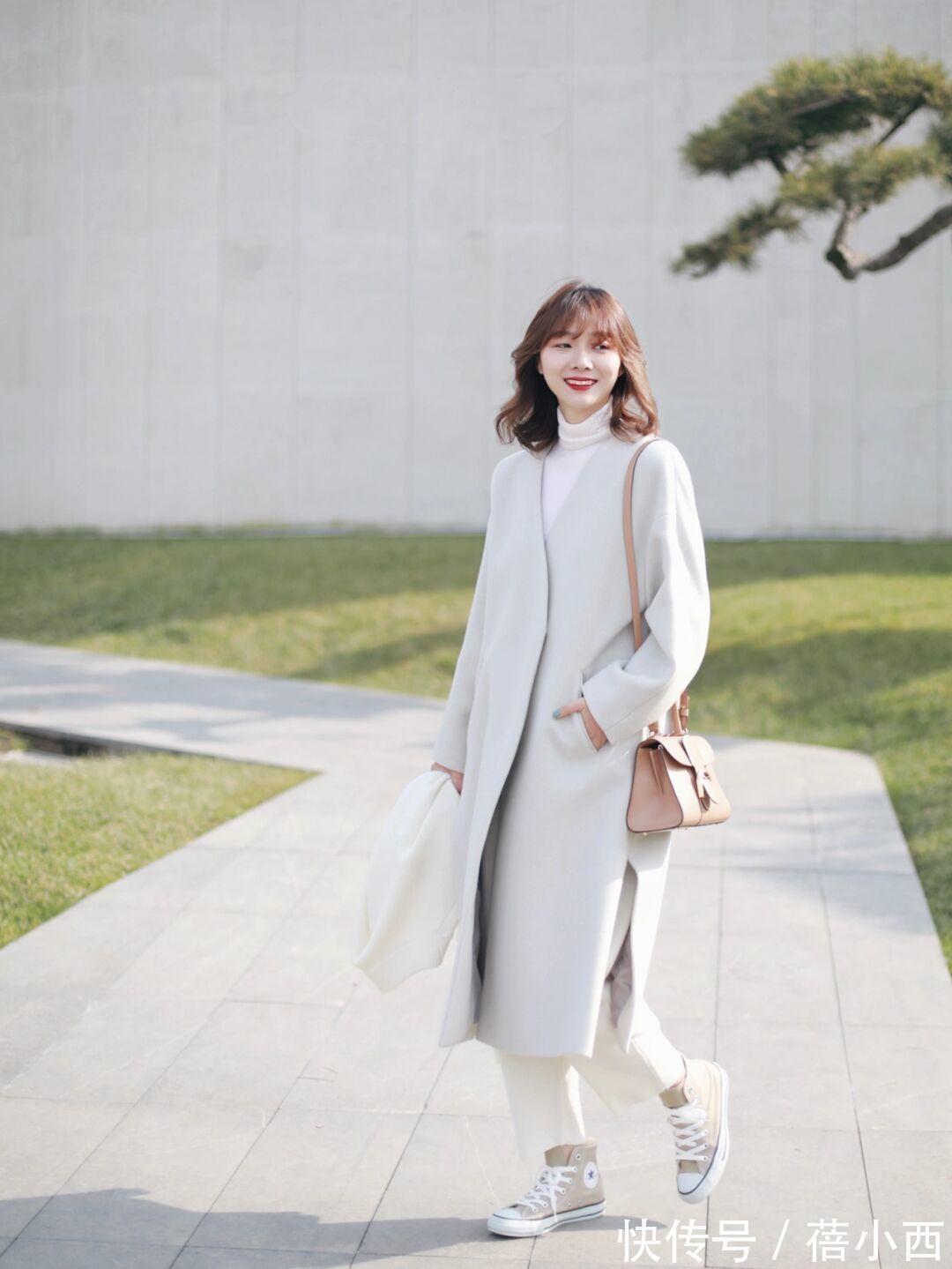 清爽|三四十岁的女性会穿“长款大衣”更优雅,搭配裤子、半身裙,真美