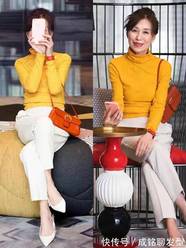 素人|被这位66岁素人博主圈粉,时尚百变的裤装搭配,穿出优雅美得高级