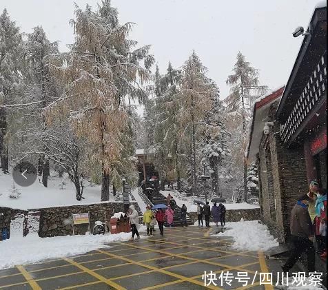 木格措景区|下雪啦！康定降下金秋第一场雪